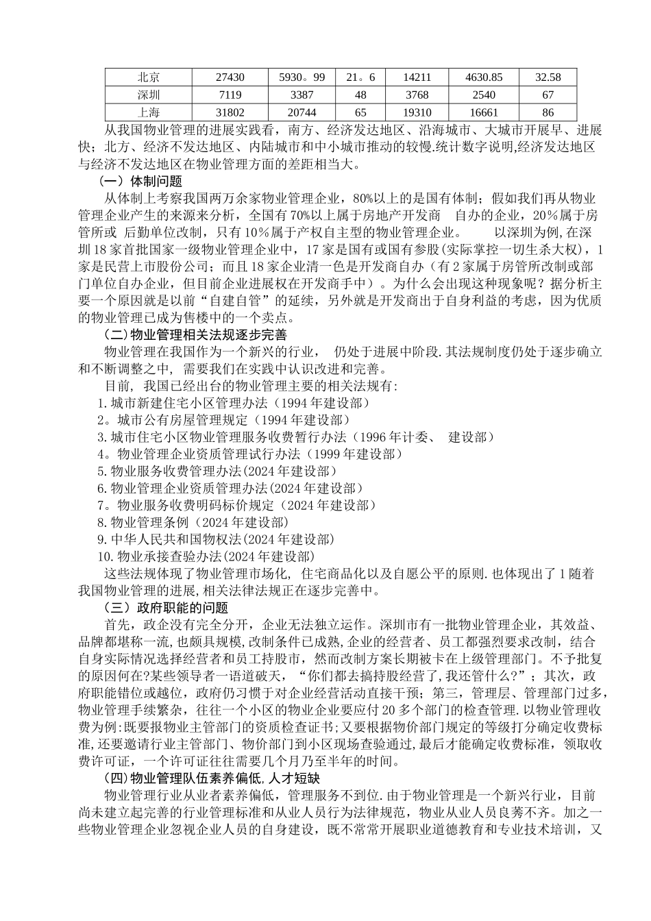 我国物业管理的现状及对策研究_第3页