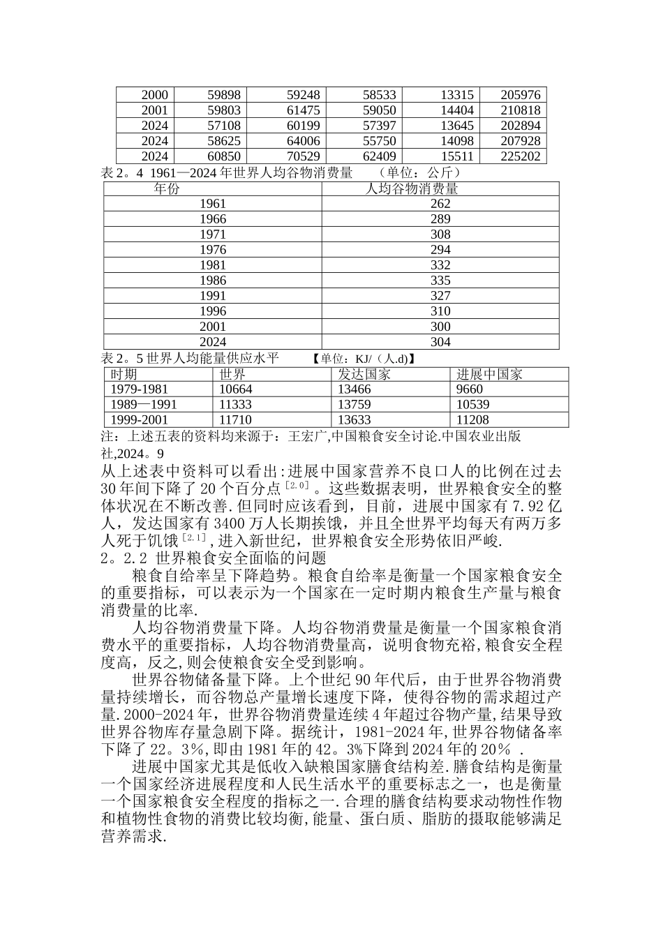 我国粮食安全现状_第3页