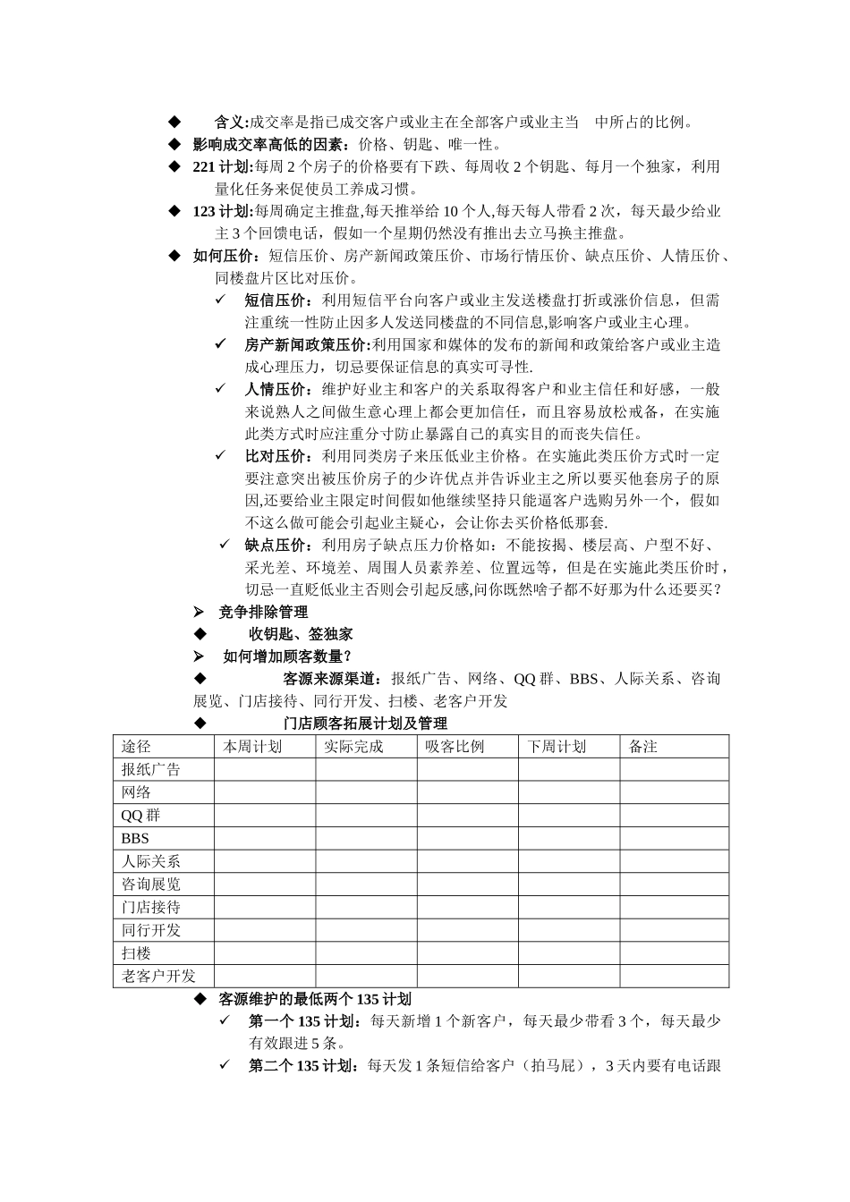 房地产中介门店业务运营与管理_第3页