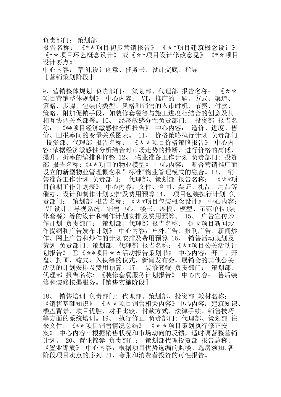 房地产代表公司全程策划工作流程_第2页