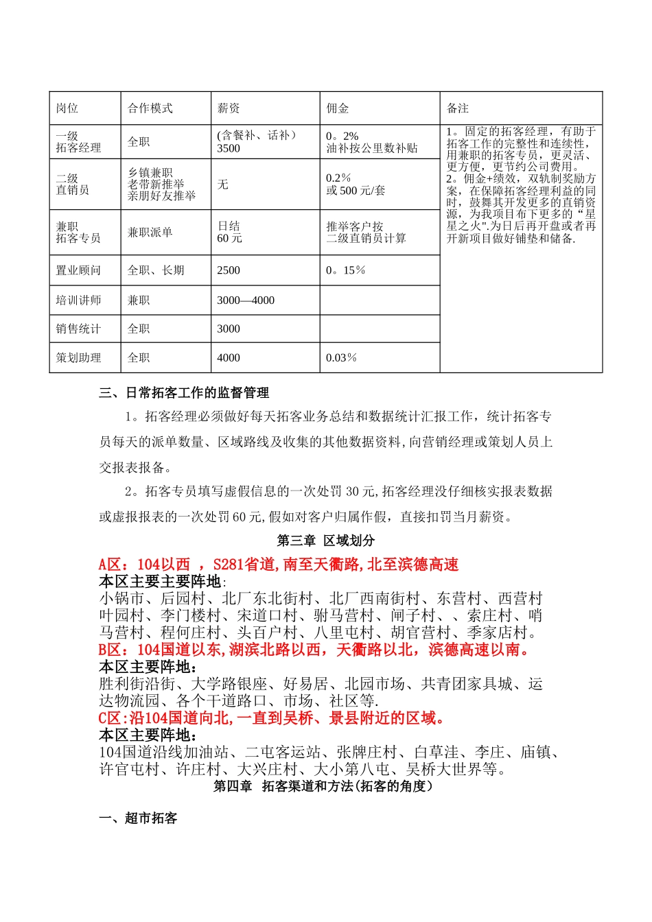 房地产楼盘拓客全方案_第3页
