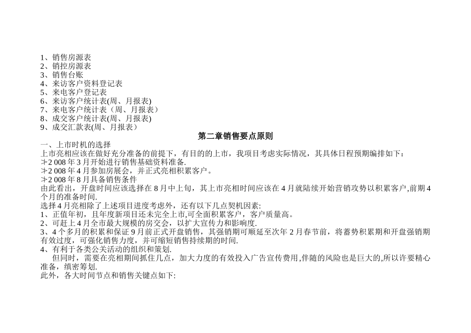 房地产销售前期准备方案_第2页