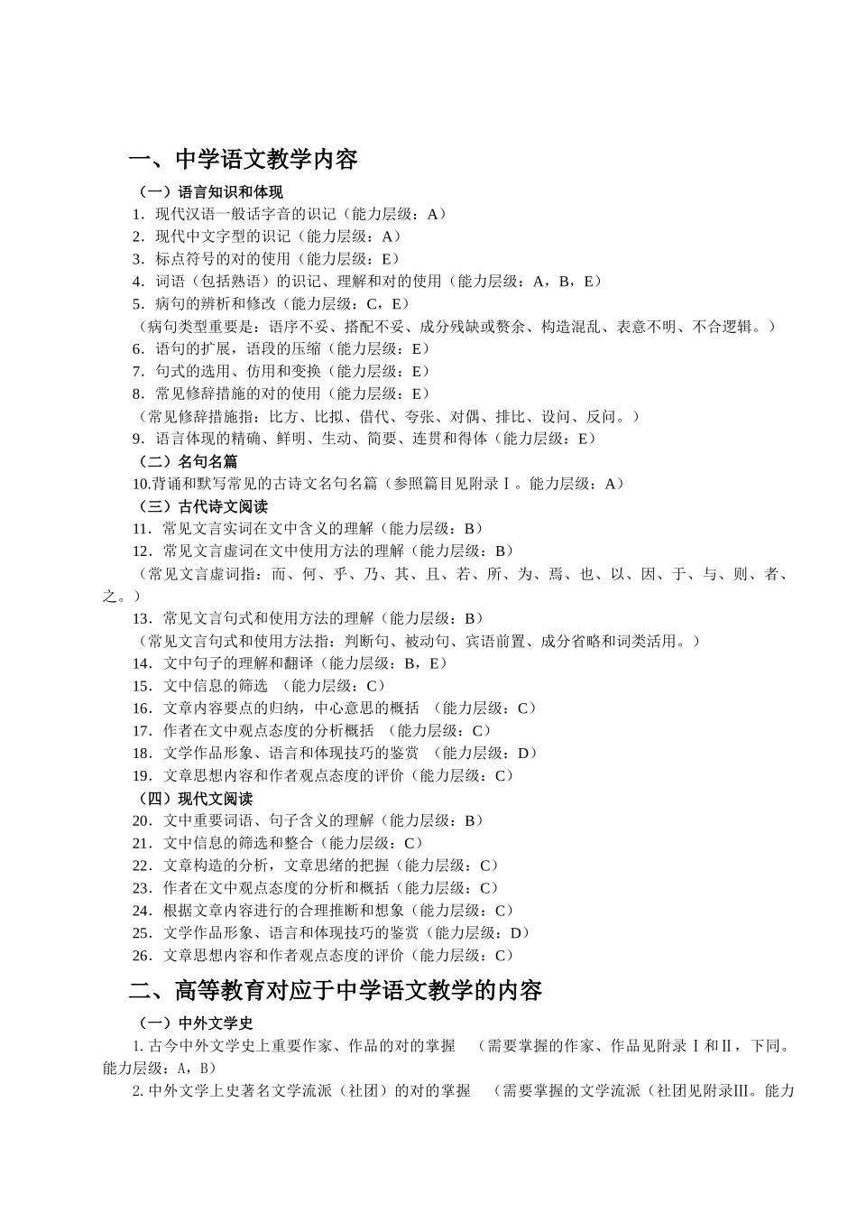 2025年浙江省初中语文教师招聘备考目录_第2页