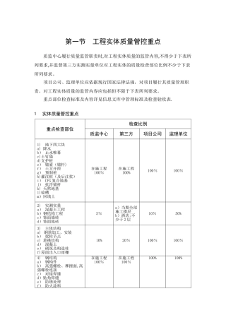 房屋建筑工程实体质量控制要点及措施