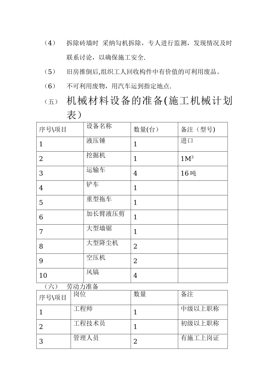 房屋拆除工程施工组织设计_第3页