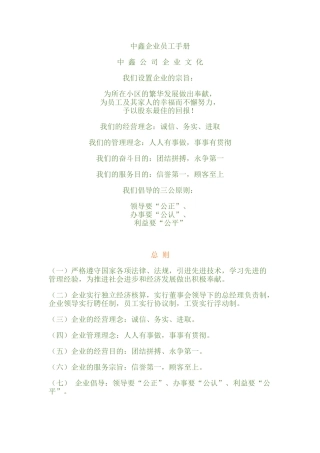 2025年公司员工手册