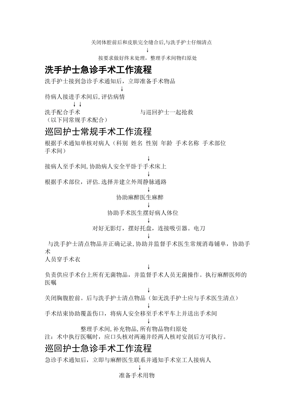 手术室工作流程图_第2页
