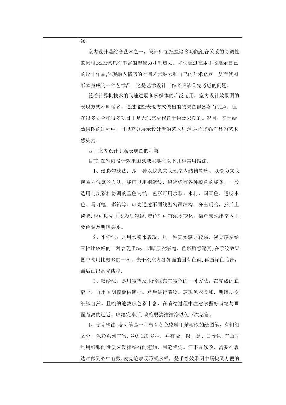 手绘表现技法教案_第2页