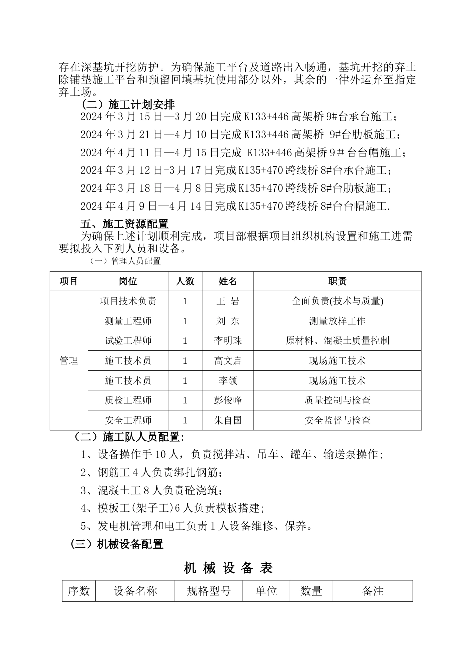 承台、台身、台帽施工方案_第2页