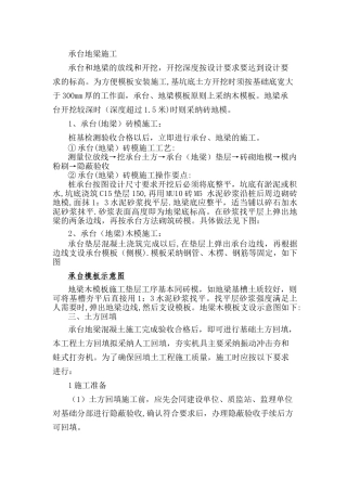 承台地梁施工方案