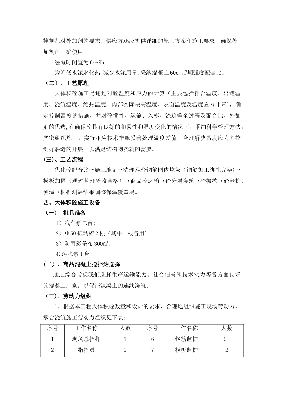 承台大体积砼专项施工方案_第2页