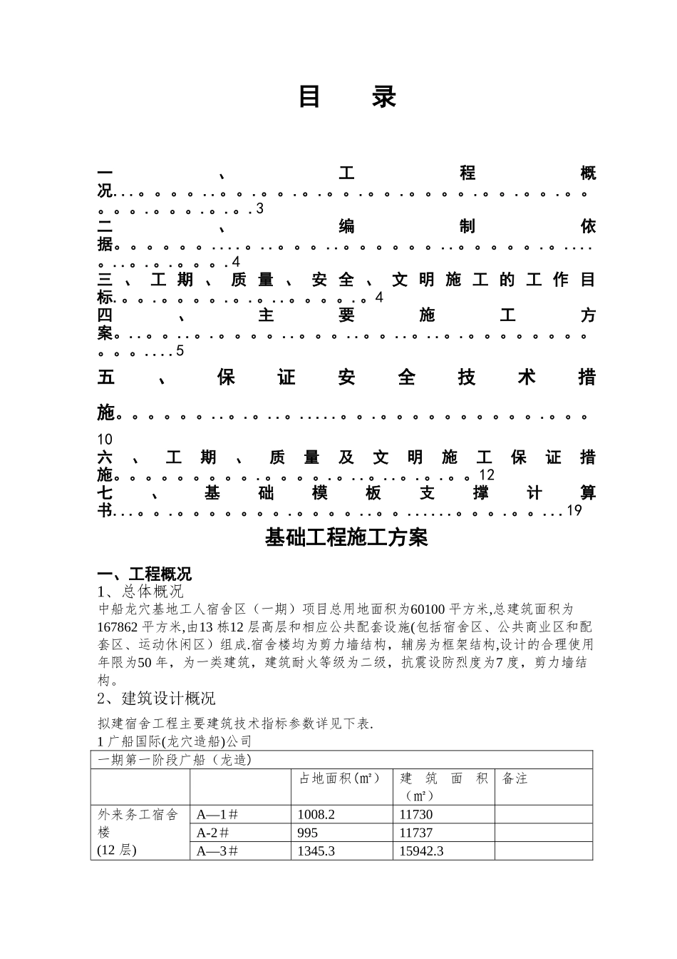 承台联系梁基础工程施工方案_第1页