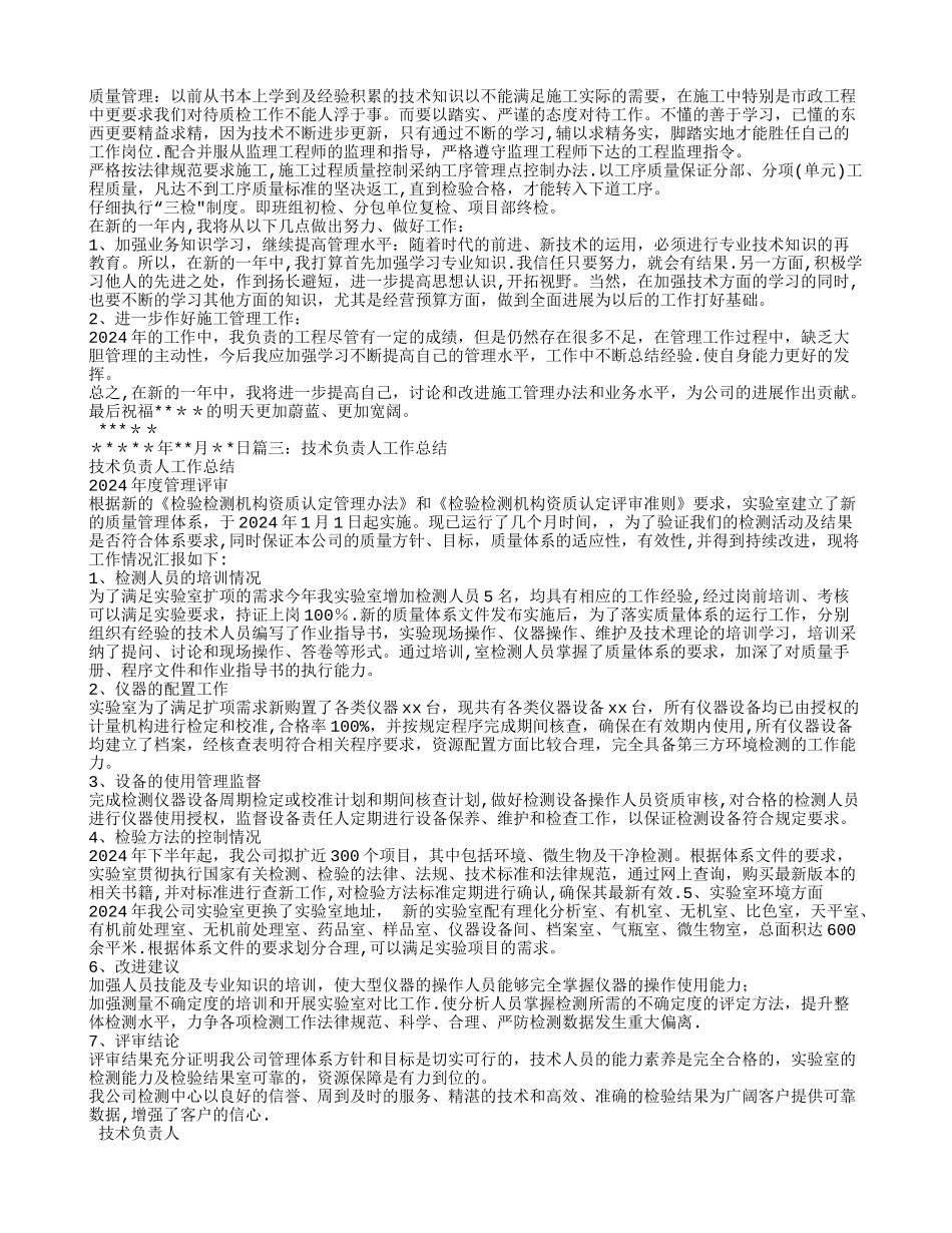 技术负责人工作总结_第3页