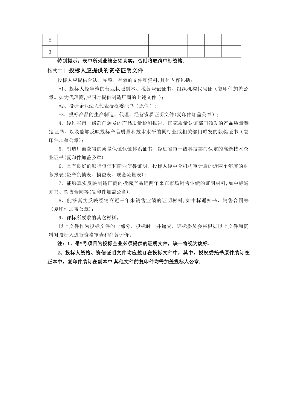投标人基本情况表_第2页