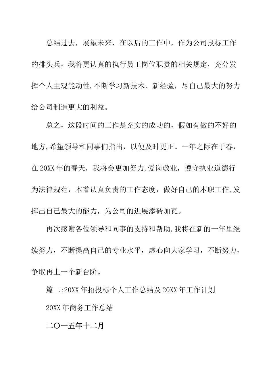 投标工作个人总结_第3页