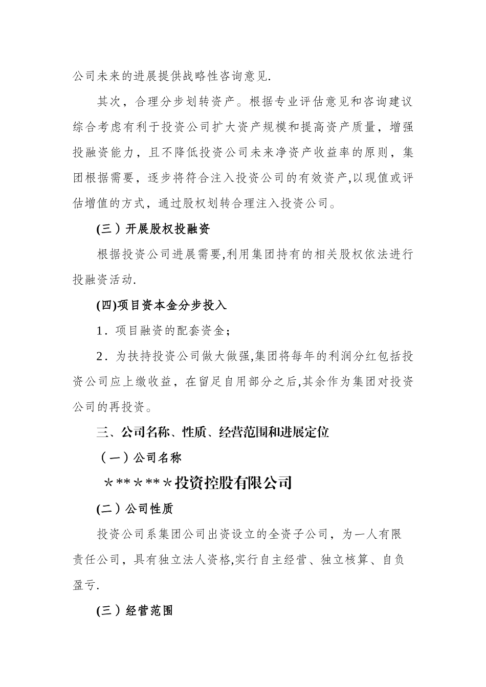 投资公司组建方案_第2页