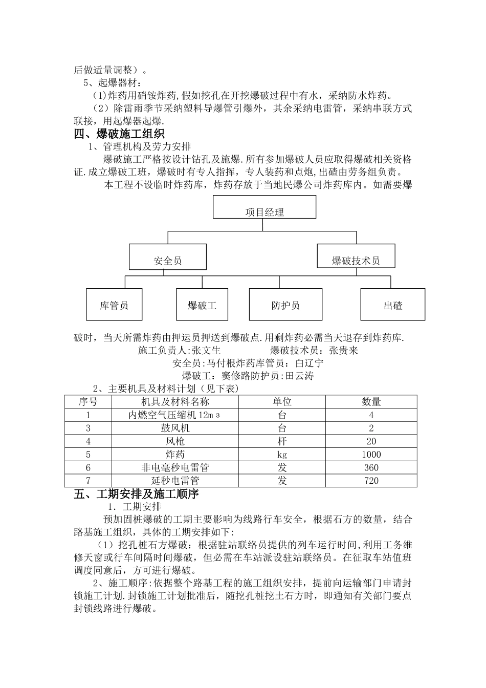 抗滑桩控制爆破方案_第3页