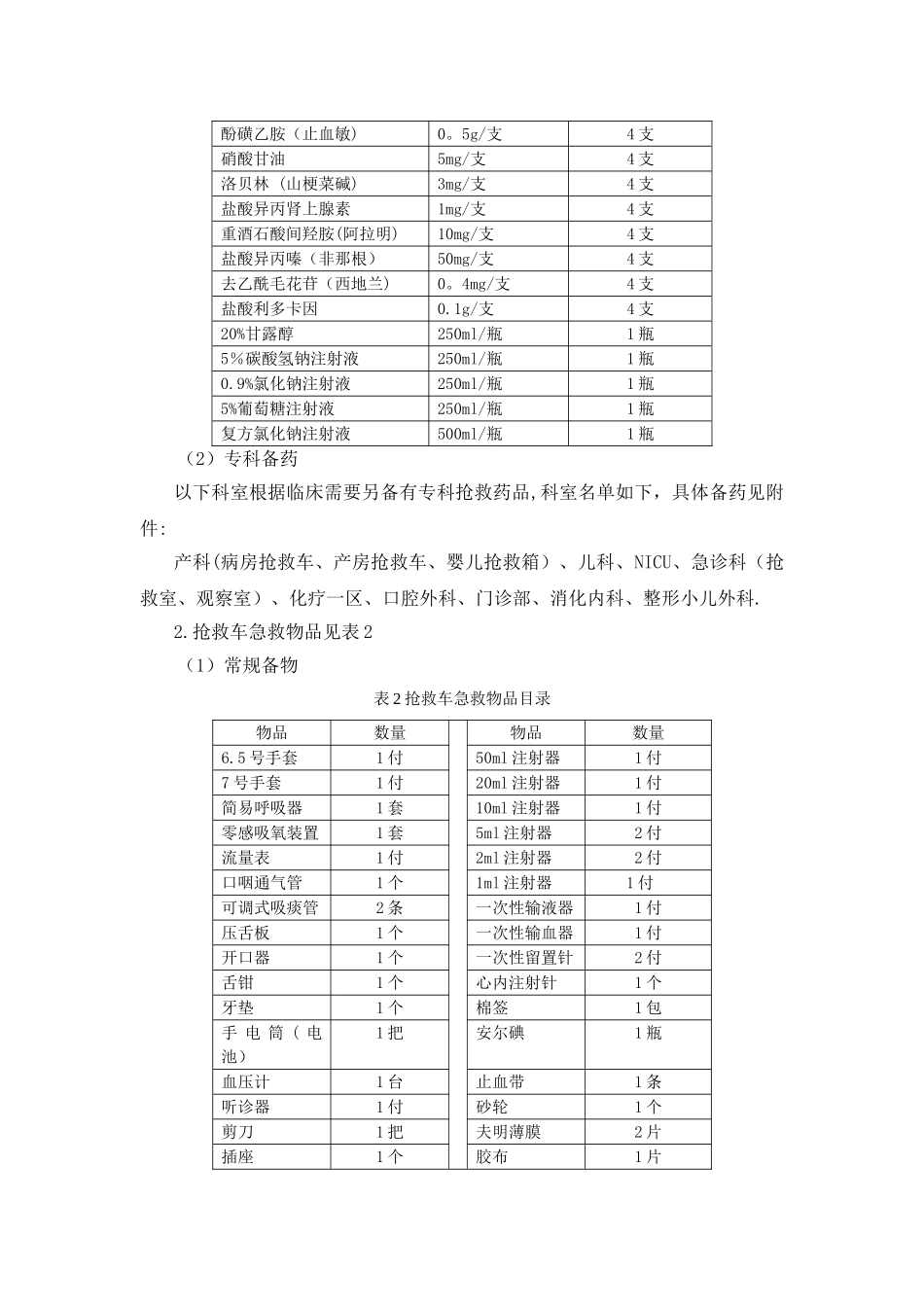 抢救车管理制度和毒麻药管理_第3页