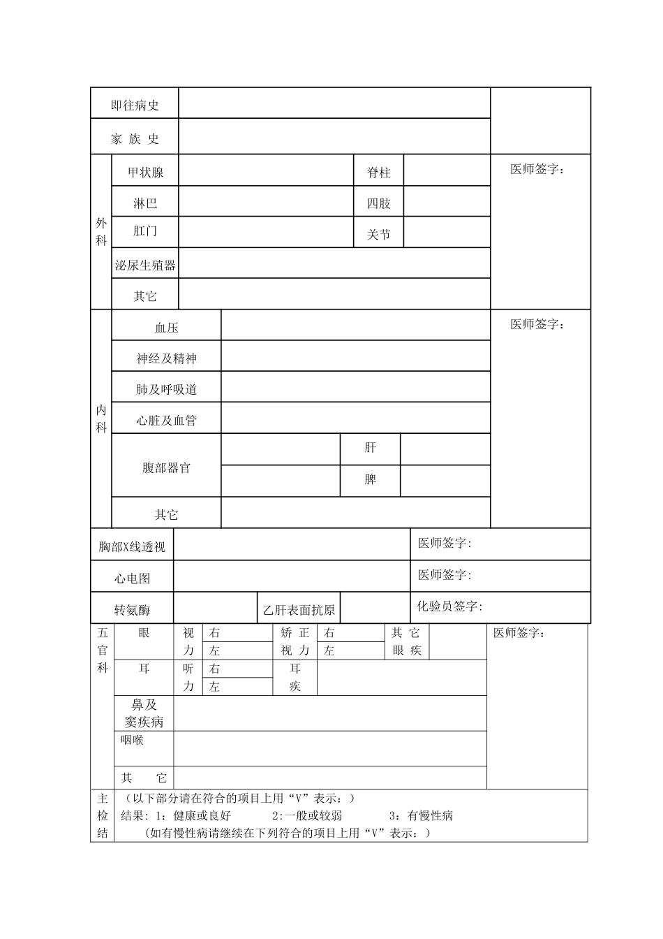 护士首次注册申请表_第3页