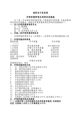 护理质量持续改进措施★★★