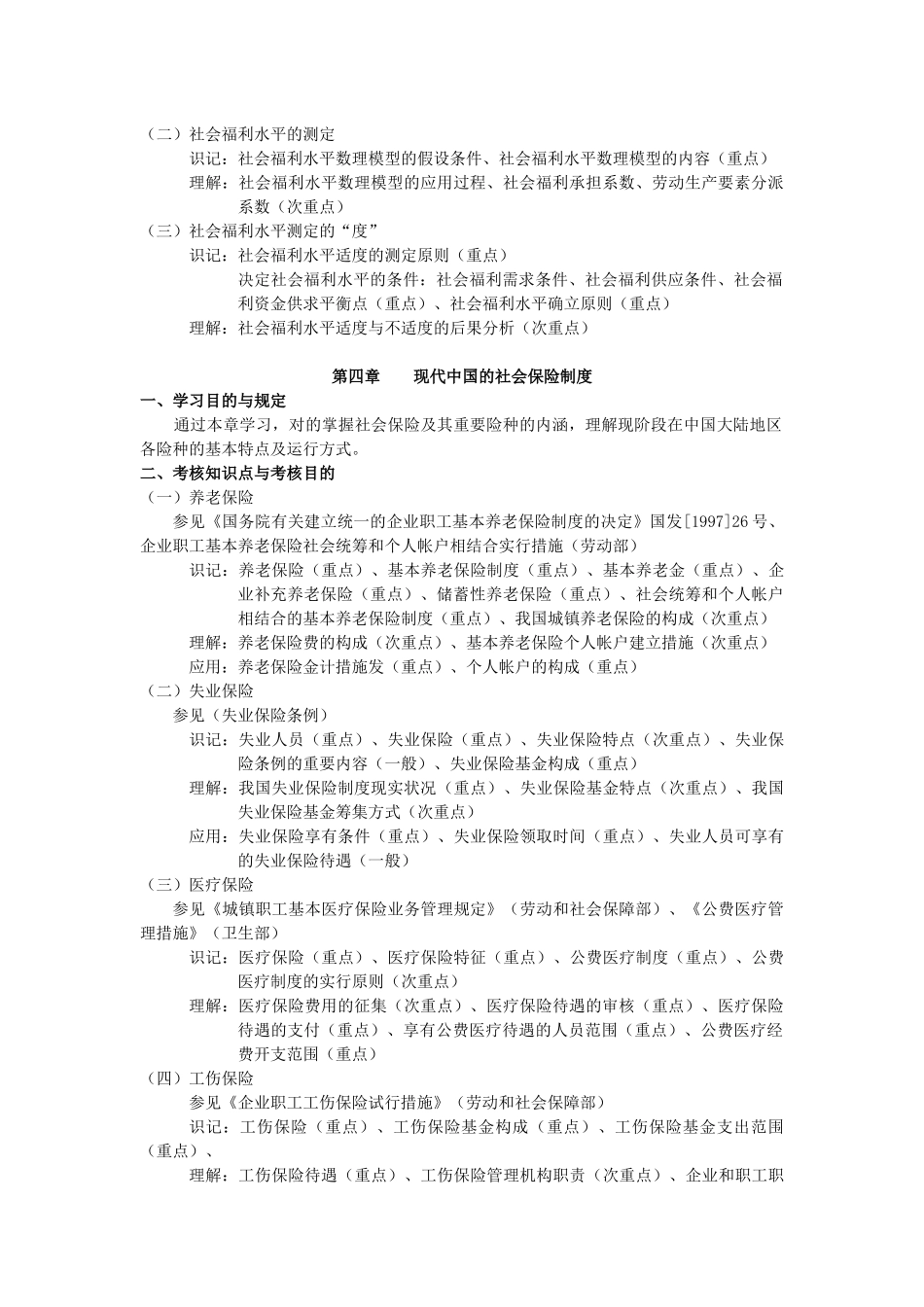 2025年社会福利考试大纲_第3页