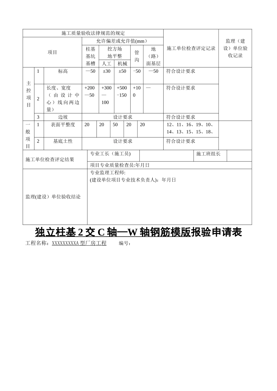 报验申请表--验收记录表--范例_第2页