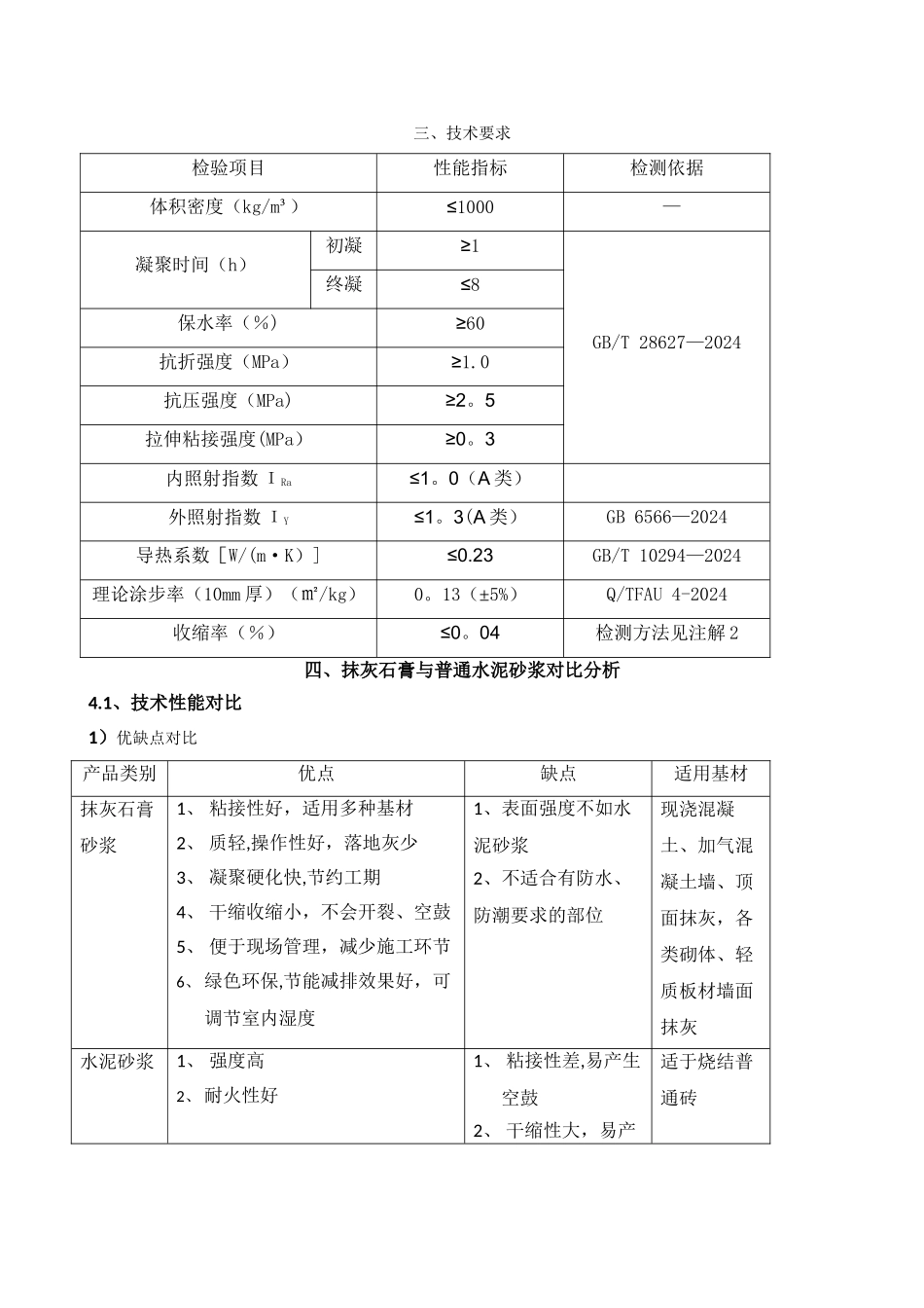 抹灰石膏砂浆施工方案_第2页