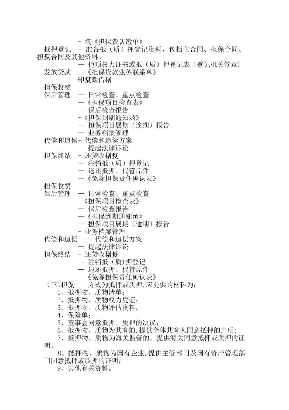 担保公司担保业务操作流程(DOC)_第3页