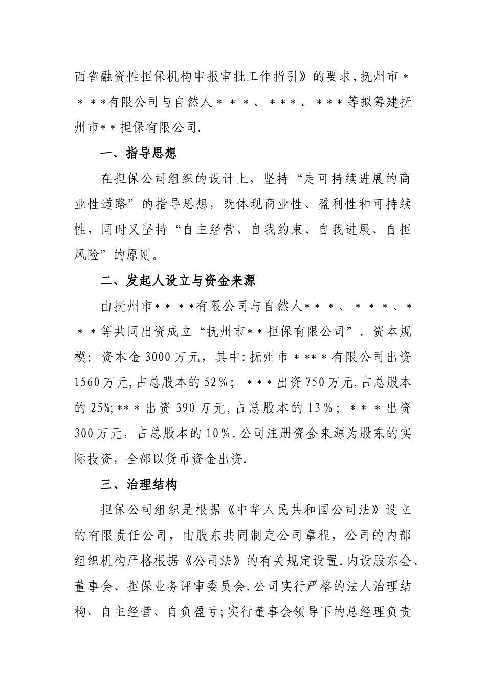 担保公司筹建工作方案_第2页