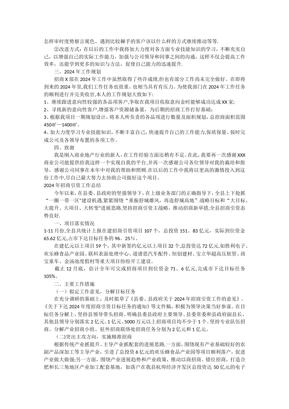 招商工作总结_第2页