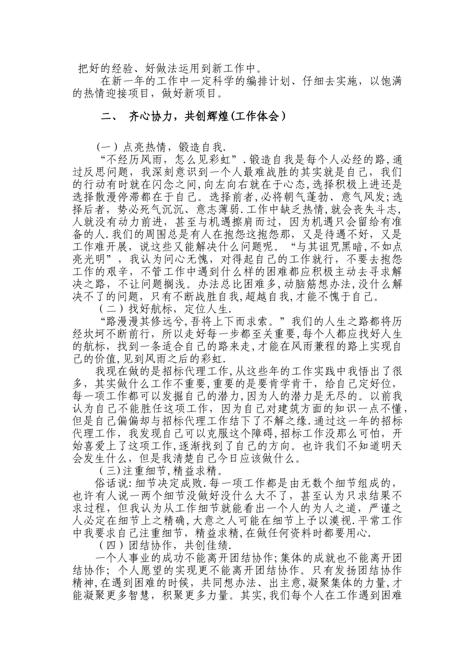 招标代理年终总结_第2页