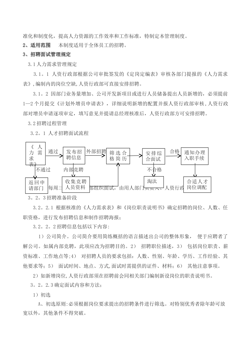 招聘、入职、离职、调动管理制度_第2页