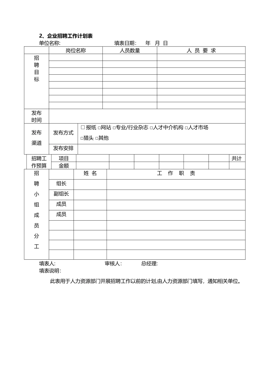 招聘与录用-员工招聘录用表单大全_第3页