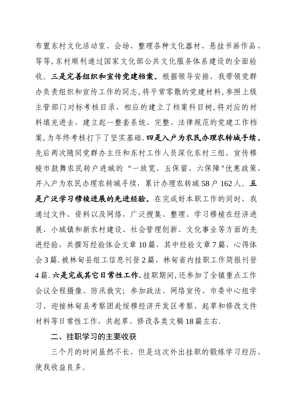 挂职工作总结_第2页