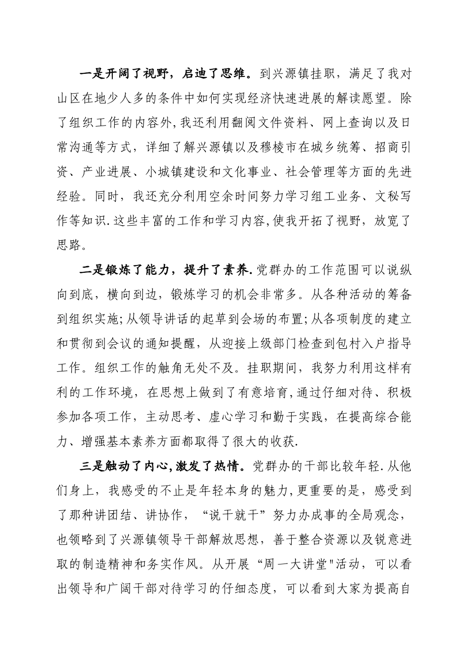 挂职工作总结_第3页