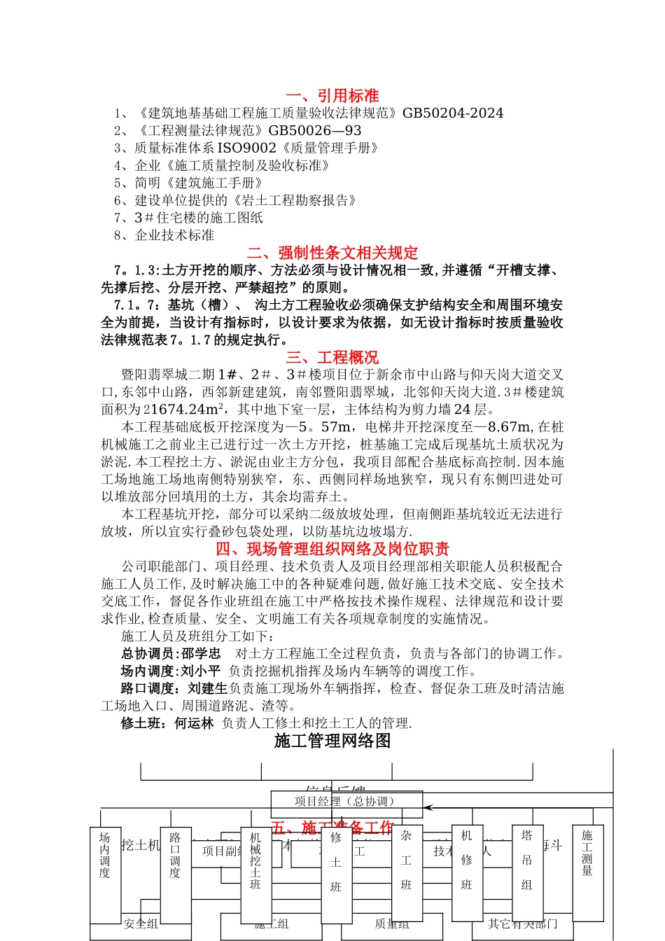 挖土方专项施工方案_第1页