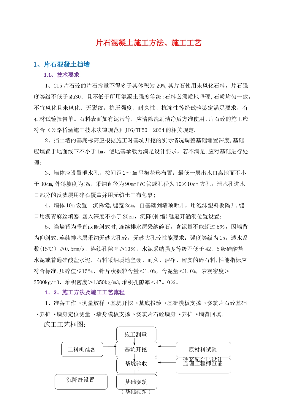 挡墙施工方法_第1页