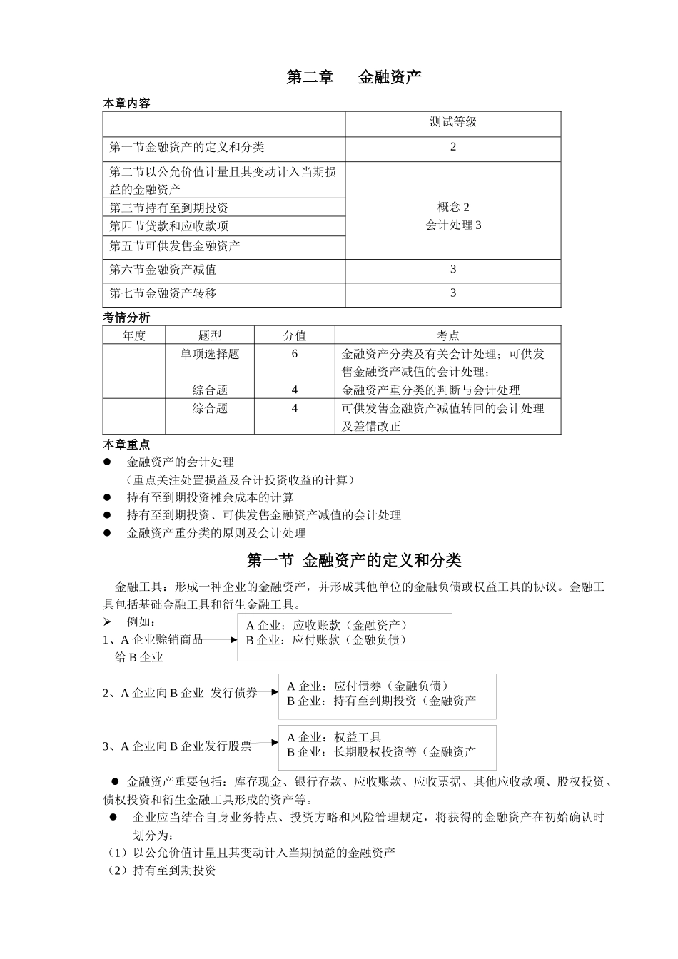 2025年注册会计师会计讲义第二章_第1页