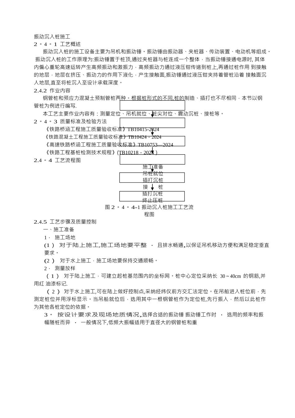 振动沉入桩施工_第1页