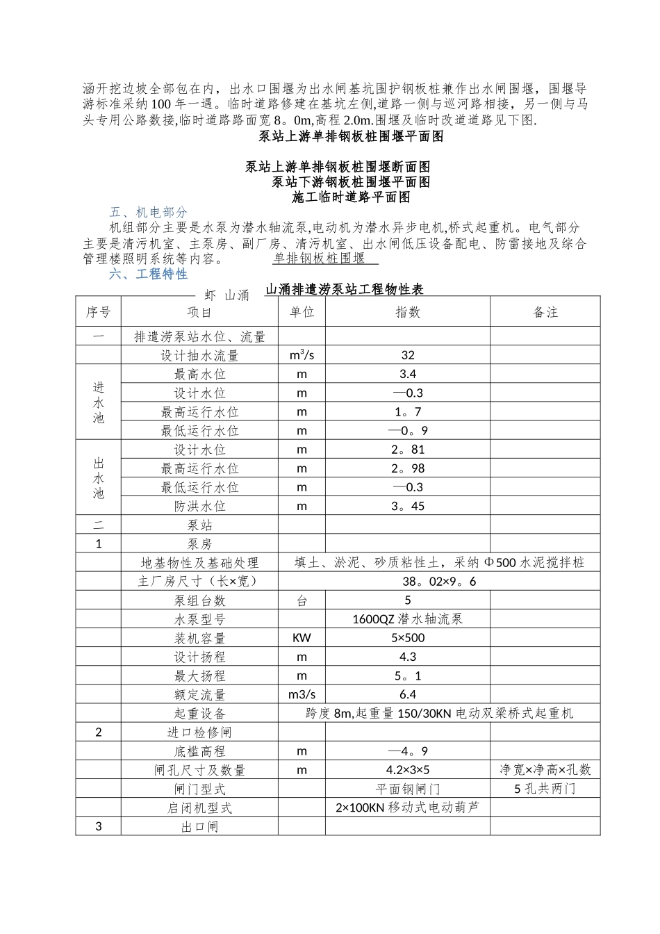排涝泵站工程施工组织设计_第3页