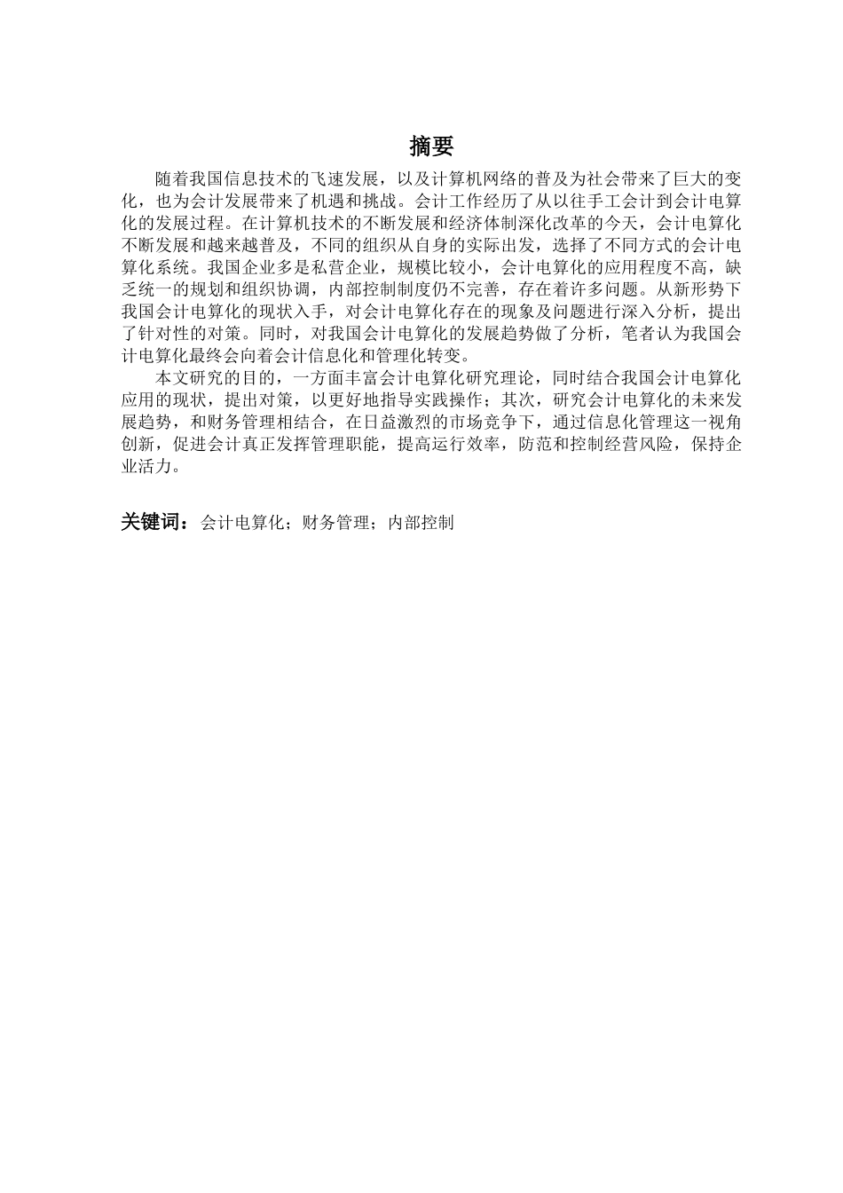 企业会计电算化存在的问题及策略_第3页