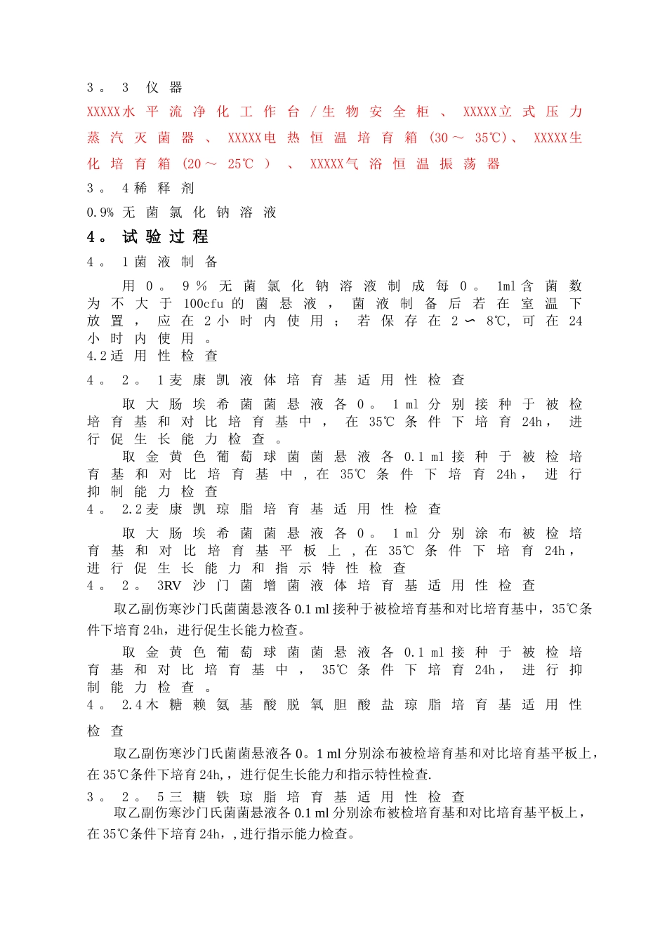 控制菌检查用培养基适用性验证方案_第2页