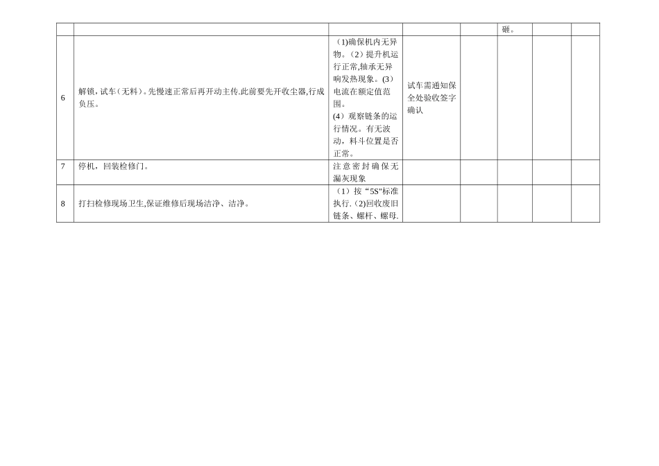 提升机链条及料斗更换施工方案_第2页
