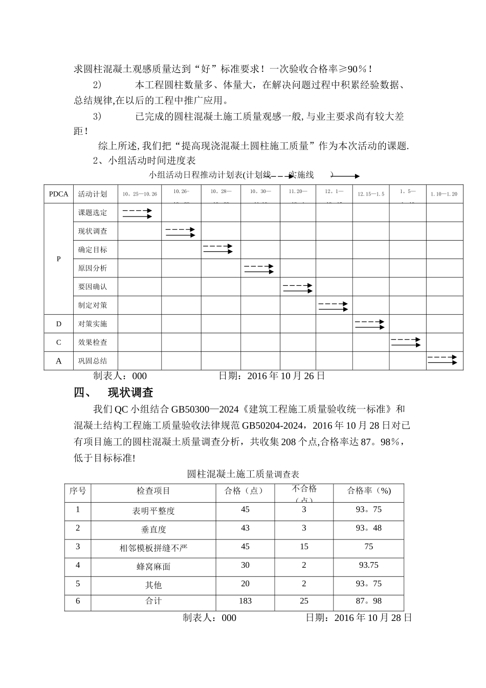 提高现浇混凝土圆柱施工质量-QC成果_第3页