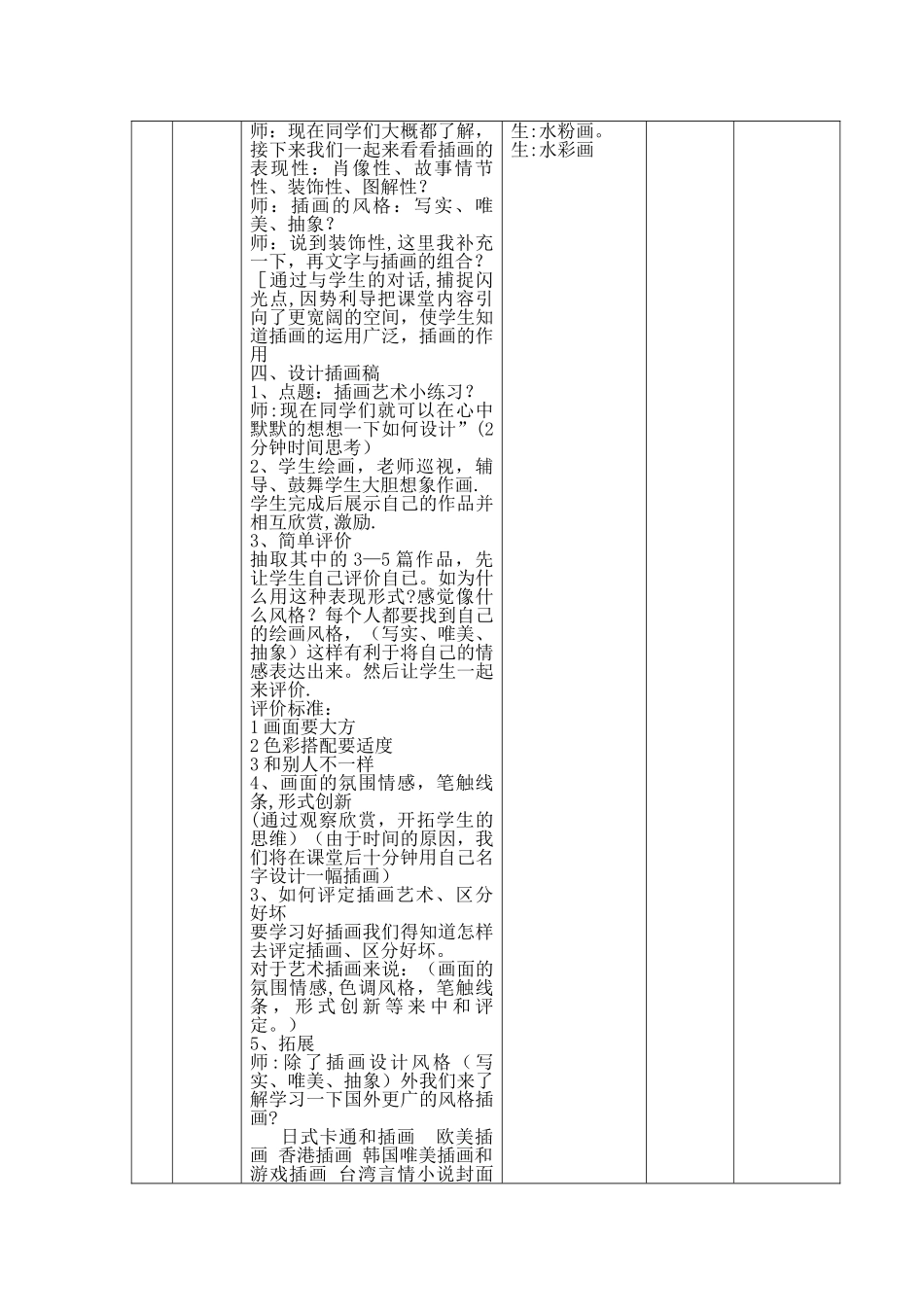 插画艺术教案_第3页