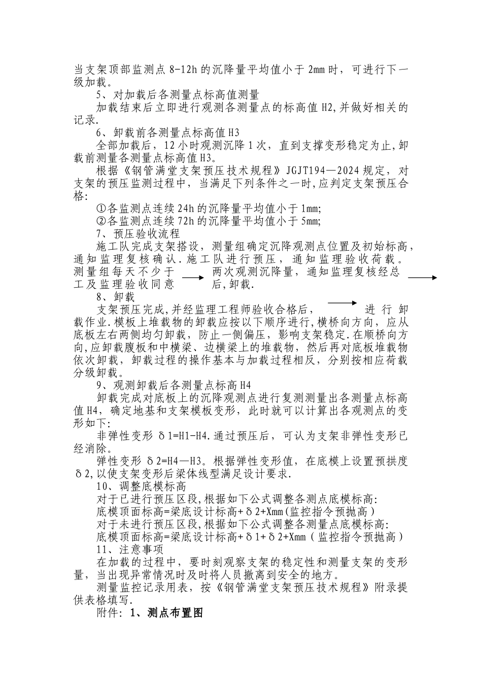 支架预压总结报告2_第2页