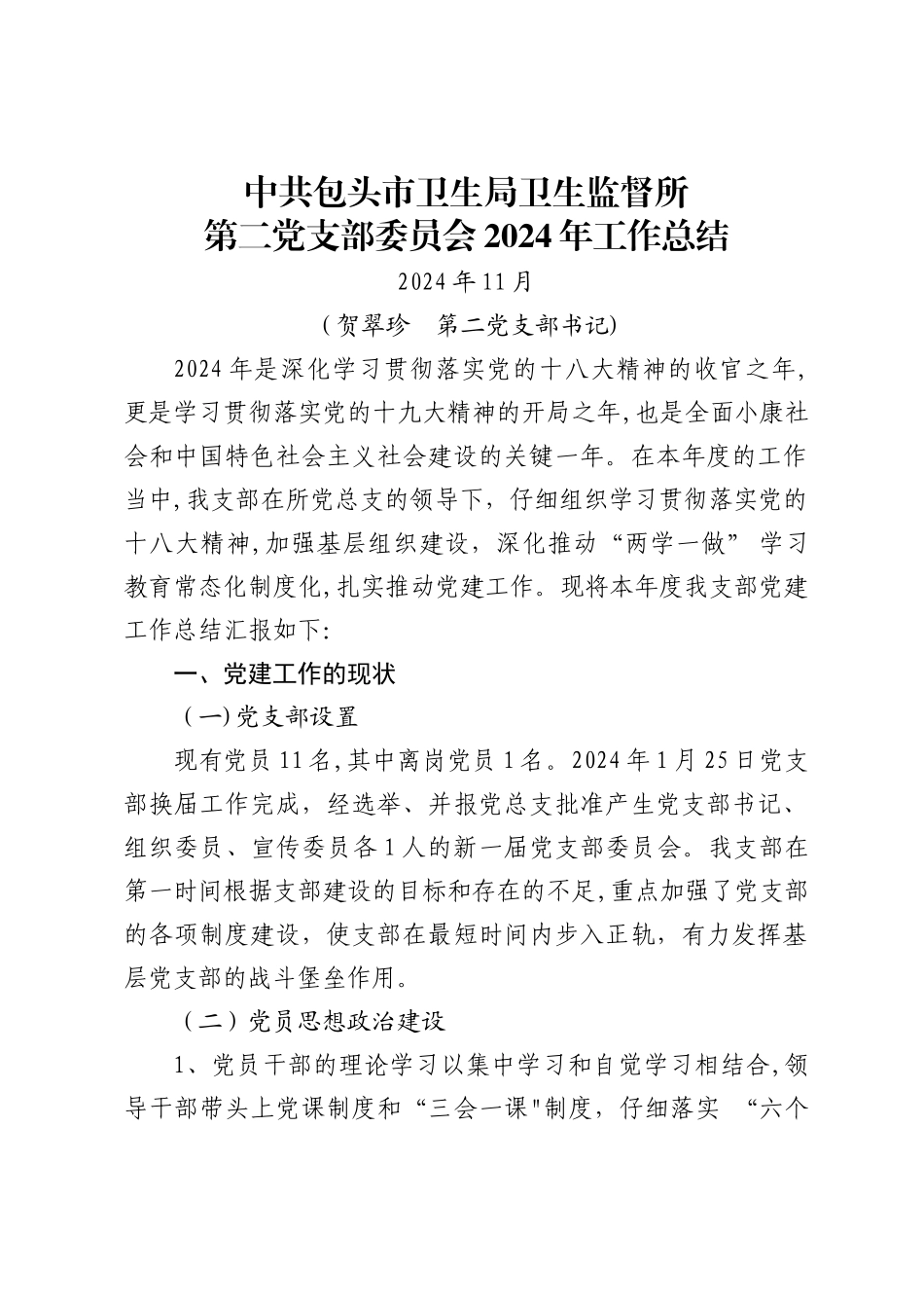 支部工作总结_第1页