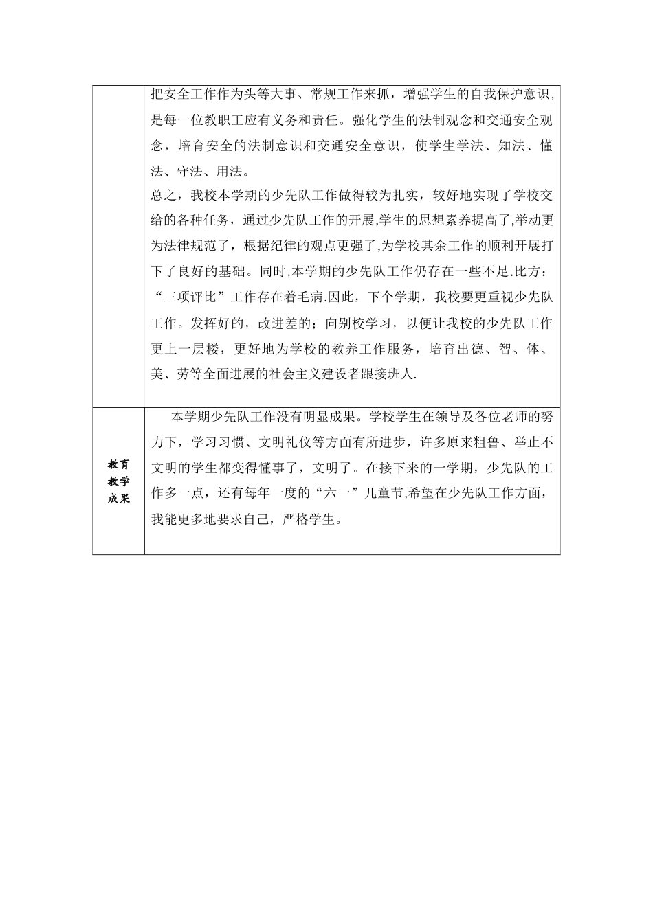 教学工作总结--少先队_第2页