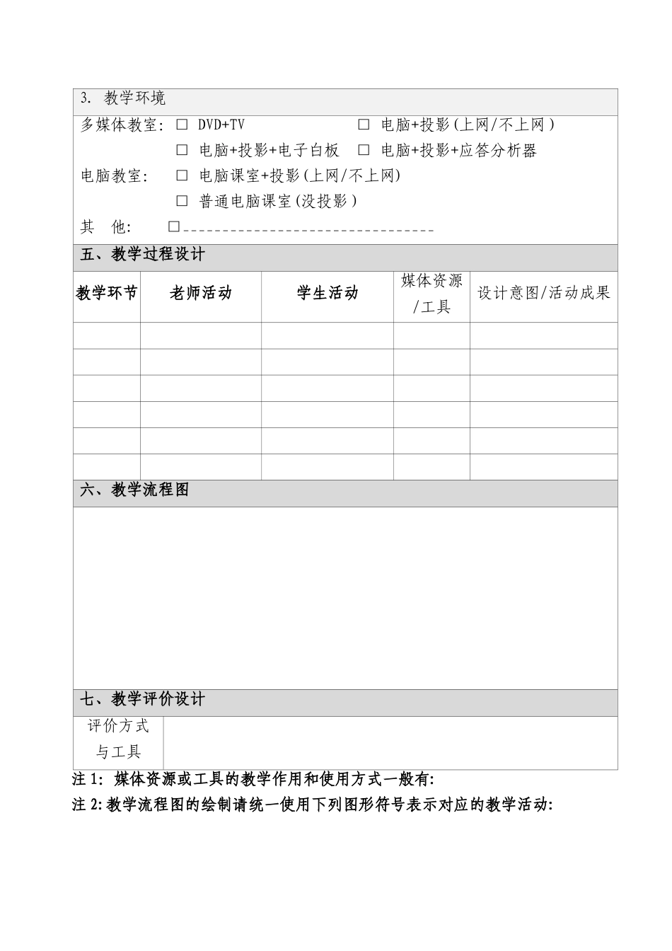 教学设计方案模板1--简易版_第2页