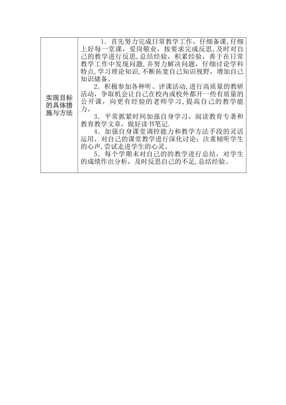 教师个人专业成长年度计划_第3页